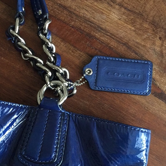 Coach Patent Leather Shoulder Bag - Picture 4 of 8